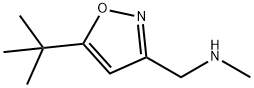 3-Isoxazolemethanamine,5-(1,1-dimethylethyl)-N-methyl-(9CI) 结构式