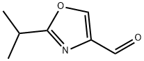 2-异丙基恶唑-4-甲醛 结构式