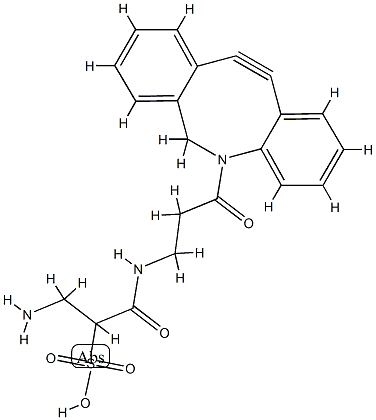 Sulfo DBCO-Amine 结构式