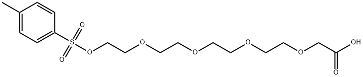 Tos-PEG5-CH2CO2H 结构式