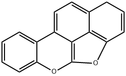 1H-Benz3,4isobenzofuro1,7-bc1benzopyran 结构式