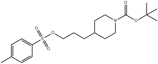 TERT-BUTYL 4-(3-HYDROXYPROPYL)TETRAHYDRO-1(2H)-PYRIDINECARBOXYLATE 结构式