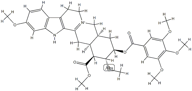 利血平杂质12-三氟甲磺酸酯 结构式
