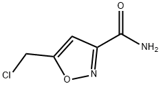 3-Isoxazolecarboxamide,5-(chloromethyl)-(9CI) 结构式