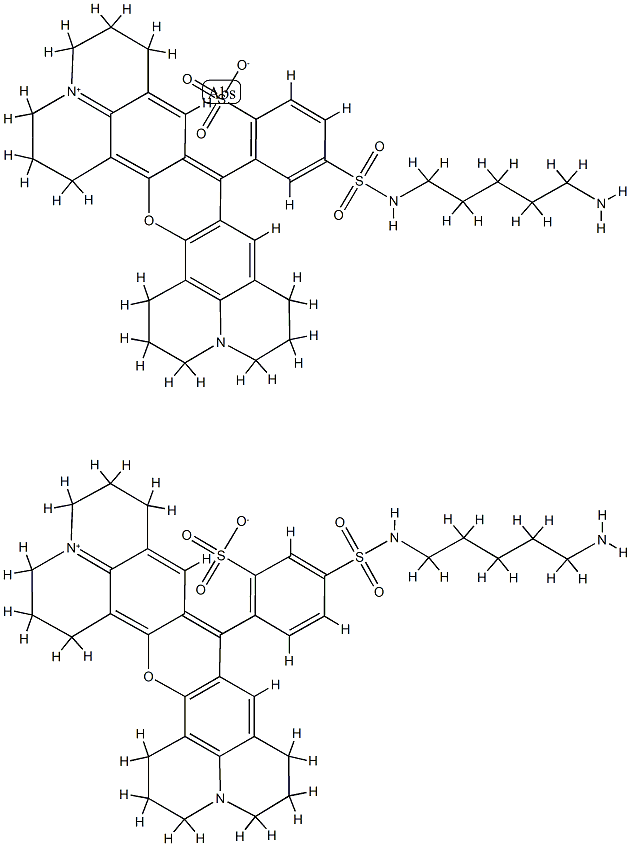 Sulforhodamine 101 cadaverine TFA salt 结构式