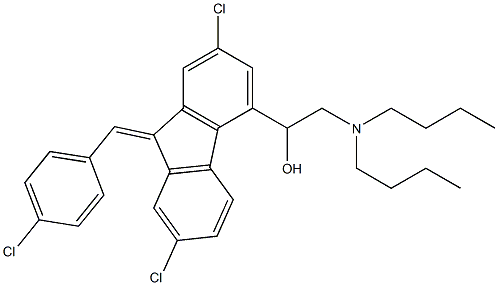 LUMEFANTRINE 结构式