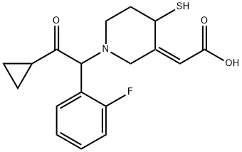 普拉格雷活性代谢物 结构式