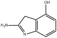 3H-Indol-4-ol,2-amino-(9CI) 结构式