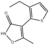 3(2H)-Isoxazolone,4-(3-ethyl-2-thienyl)-5-methyl-(9CI) 结构式