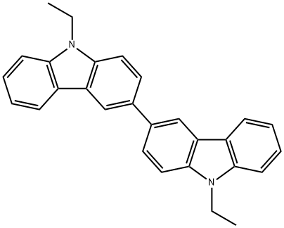 9,9'-二甲基-3,3'-联咔唑 结构式