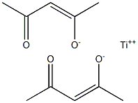 bis(pentane-2,4-dionato-O,O')titanium 结构式