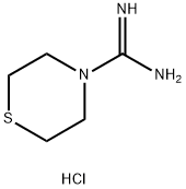 硫代吗啉-4-甲脒盐酸 结构式