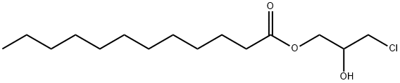 rac 1-Lauroyl-3-chloropropanediol 结构式
