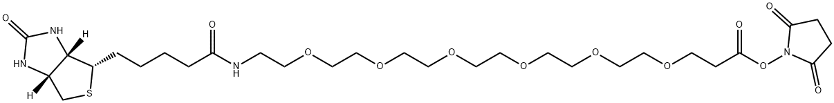 生物素-六聚乙二醇-丙烯酸琥珀酰亚胺酯 结构式