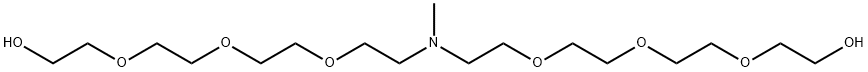 N-Me-N-(PEG3-OH)2 结构式