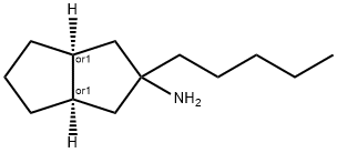 2-Pentalenamine,octahydro-2-pentyl-,(3aR,6aS)-rel-[partial]-(9CI) 结构式