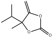 1,3-Dioxolan-2-one,4-methyl-5-methylene-4-(1-methylethyl)-(9CI) 结构式