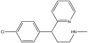 N-desmethylchlorpheniramine 结构式