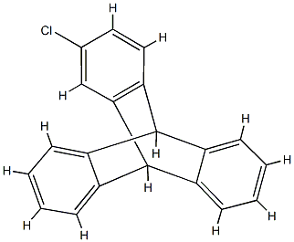 2-Chloro-9,10-dihydro-9,10-[1,2]benzenoanthracene 结构式