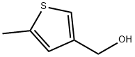 (5-甲基噻吩-3-基)甲醇 结构式