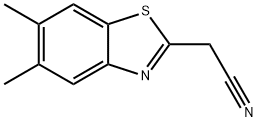 2-Benzothiazoleacetonitrile,5,6-dimethyl-(9CI) 结构式