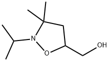 5-Isoxazolidinemethanol,3,3-dimethyl-2-(1-methylethyl)-(9CI) 结构式