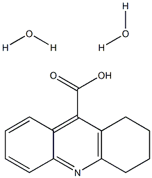 1,2,3,4-四氢吖啶-9-羧酸 结构式