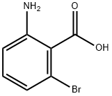 2-氨基-6-溴苯甲酸 结构式