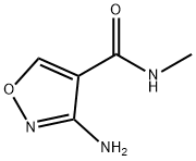 4-Isoxazolecarboxamide,3-amino-N-methyl-(9CI) 结构式