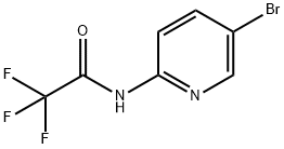N-(5-溴-吡啶-2-基)-2,2,2-三氟乙酰胺 结构式