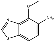 4-甲氧基苯并[D]噻唑-5-胺 结构式