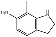 1H-Indol-6-amine,2,3-dihydro-7-methyl-(9CI) 结构式