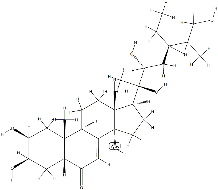 紫苋甾酮A 结构式