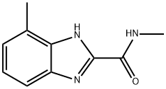 1H-Benzimidazole-2-carboxamide,N,4-dimethyl-(9CI) 结构式