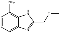 1H-Benzimidazol-4-amine,2-(methoxymethyl)-(9CI) 结构式