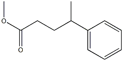 α-Methylbenzenebutyric acid methyl ester 结构式