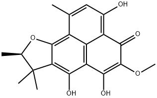 江良布醇 A 结构式