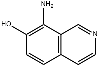 8-氨基异喹啉-7-醇 结构式