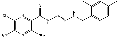 2',4'-dimethylbenzamil 结构式