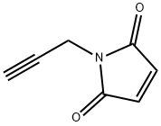<I>N</I>-炔丙基马来酰亚胺 结构式