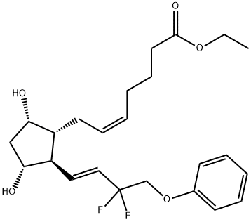 Tafluprost ethyl ester 结构式