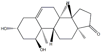 1-hydroxydehydroepiandrosterone 结构式