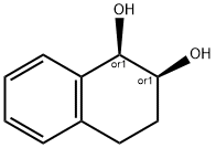 rel-1,2,3,4-Tetrahydronaphthalene-1α*,2α*-diol 结构式