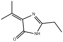 4H-Imidazol-4-one,2-ethyl-1,5-dihydro-5-(1-methylethylidene)-(9CI) 结构式