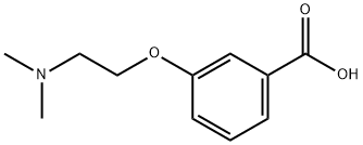 3-(2-(二甲基氨基)乙氧基)苯甲酸 结构式