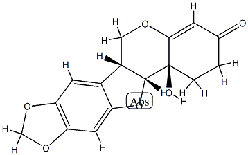 1,11B-二氢-11B-羟基高丽槐素 结构式