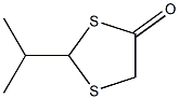 1,3-Dithiolan-4-one,2-(1-methylethyl)-(9CI) 结构式