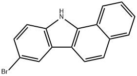 8-溴-11氢-苯并[Α]咔唑 结构式
