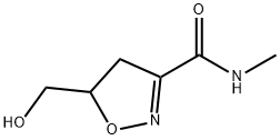 3-Isoxazolecarboxamide,4,5-dihydro-5-(hydroxymethyl)-N-methyl-(9CI) 结构式