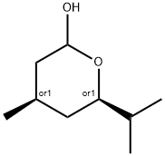 2H-Pyran-2-ol,tetrahydro-4-methyl-6-(1-methylethyl)-,(4R,6R)-rel-(9CI) 结构式